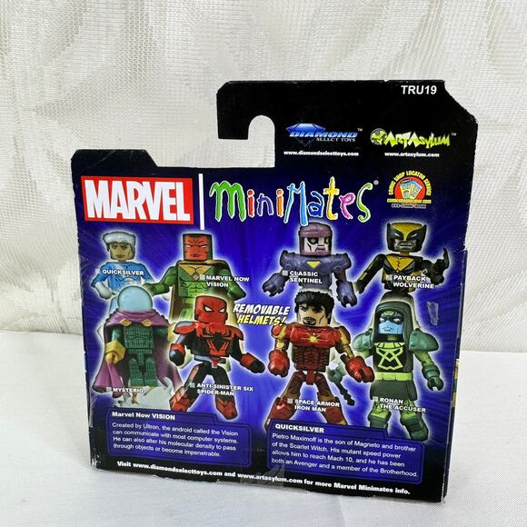 Marvel Minimates TRU Toys R Us Wave 19 Marvel Now Vision & Quicksilver - Picture 4 of 5
